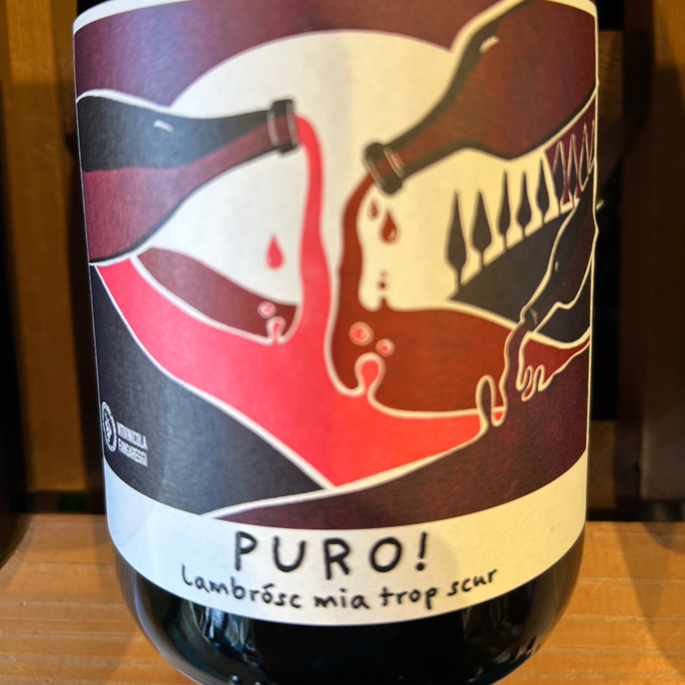 Vitivinicola Fangareggi Lambrusco dell'Emilia Puro! Rosso | Savvy Sips Wine  \u0026 Spirits, image size:2400x2400